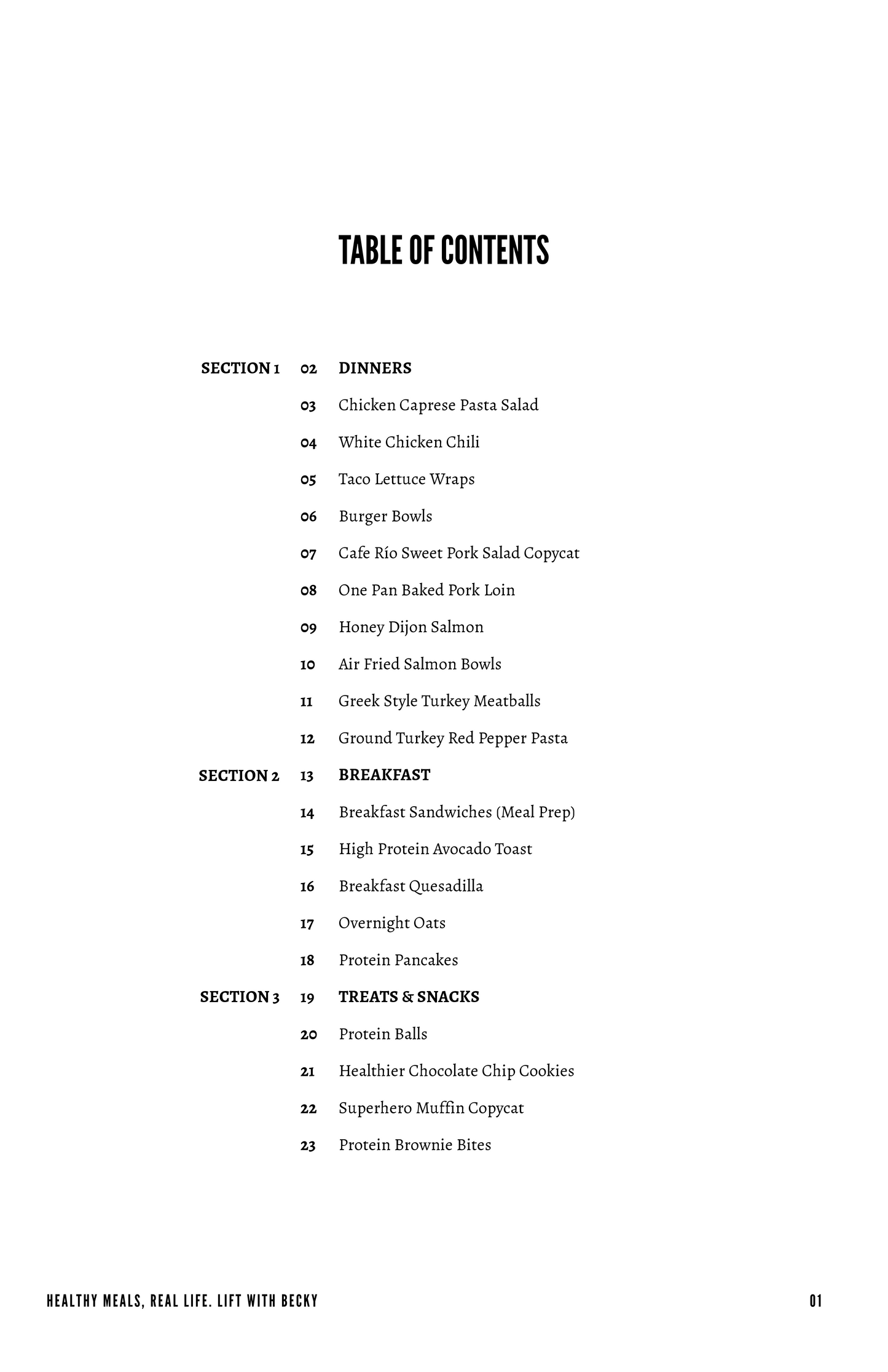 Recipe Ebook